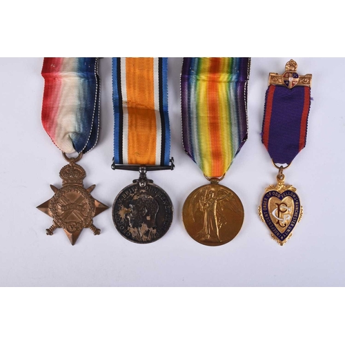 148 - LOCAL INTEREST. A First World War Killed in Action medal trio with death plaque to 17479 Private Fra... 