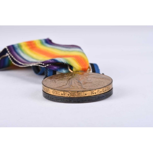 148 - LOCAL INTEREST. A First World War Killed in Action medal trio with death plaque to 17479 Private Fra... 