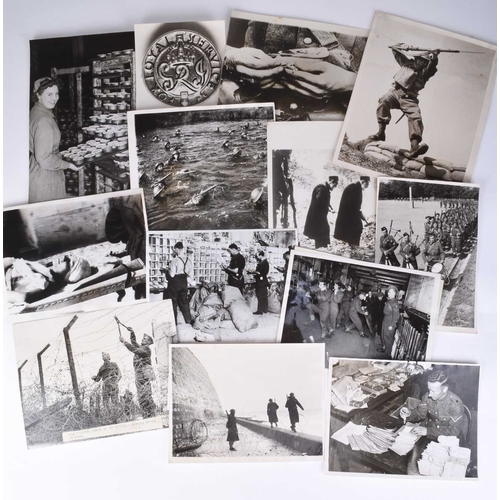 16 - PRESS PHOTOGRAPHY. A collection of Second World War photographs, mainly relating to the British Army... 