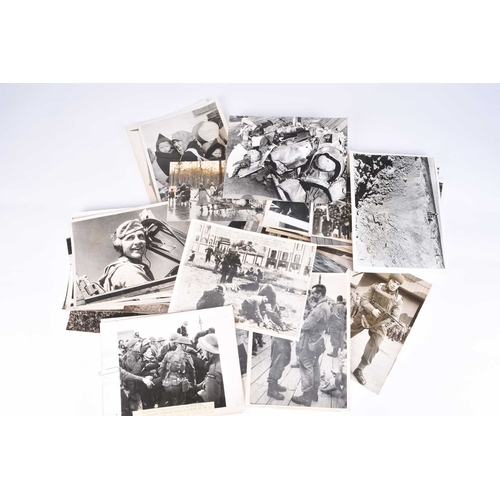 38 - PRESS PHOTOGRAPHY, Second World War and immediate post-war. A mixed group of black and white photogr... 