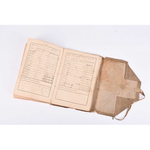 54 - Military account book and Monthly Settlements Clothing Account book for Cornelius Turner (1834-1887)... 