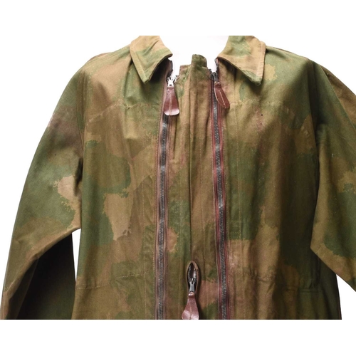 58 - A rare Second World War Special Operations Executive (SOE/OSS) 'Striptease' parachutist suit, dated ... 