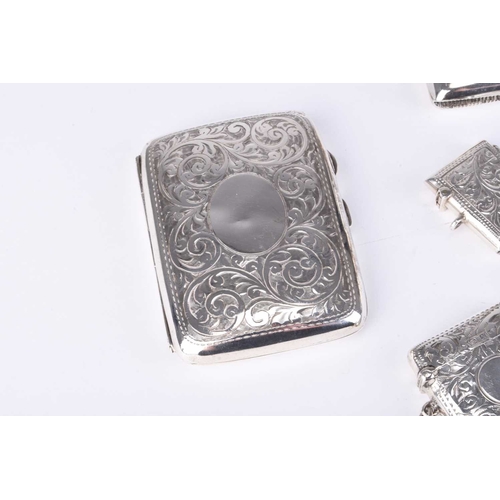 63 - An Art Deco silver mounted cigarette box, Sanders & Mackenzie, Birmingham 1935, together with a silv... 