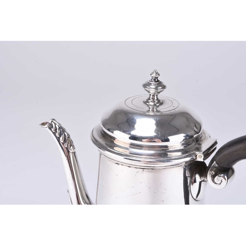 78 - An Asprey silver coffee pot, Charles & George Asprey, London 1905, 20.5cm high, weight approx 12.6oz