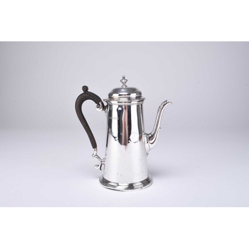 78 - An Asprey silver coffee pot, Charles & George Asprey, London 1905, 20.5cm high, weight approx 12.6oz