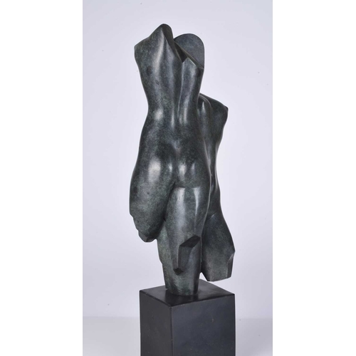 102 - Albert Avetissian (Armenian b.1949) Double Bust, titled 'Peine Perdue' which roughly translates to '... 