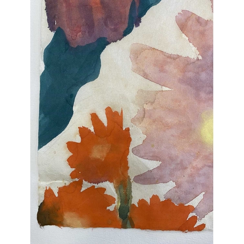 29 - Emil Nolde (1867-1956) Red Blooming Cacti (Epiphyllum Lovibia), signed lower right, watercolour on J... 