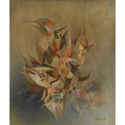 40 - George Williams (1920-1985) Nid d'Oiseau, signed lower right, 1978, oil on board, 65 x 56 cm, frame ... 