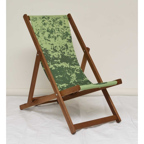 66 - Blek le Rat (b.1951) Deckchair, screenprint in colours on fabric with wood support, 2007, from the e... 