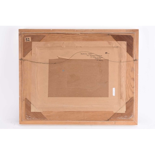 94 - ARR Donald McIntyre (1923-2009) Roofless Barn, initialled lower left, titled with artist label and a... 