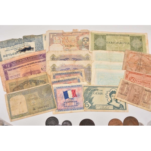 184 - A large assorted collection of world silver, cupro-nickel, copper, bronze and aluminium coinage, app... 