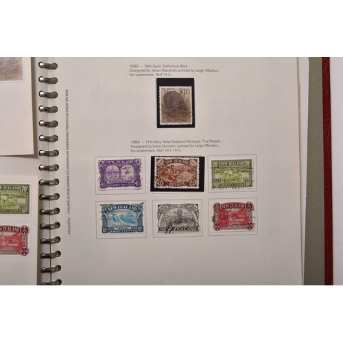228 - A large collection of New Zealand stamps and covers etc. 5 albums of mint and used stamps, some mini... 