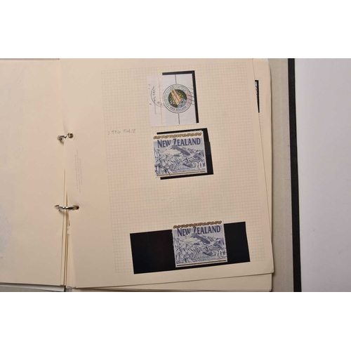 228 - A large collection of New Zealand stamps and covers etc. 5 albums of mint and used stamps, some mini... 