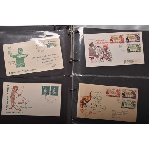 241 - Stamps and covers etc from Islands, to include; Papua New Guinea (5 albums -1960s-90s mint and used,... 