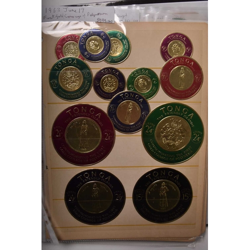 243 - Tonga, Christmas Island, Cook Island, Nauru, Niue and Norfolk Island collections of stamps viz: Tong... 