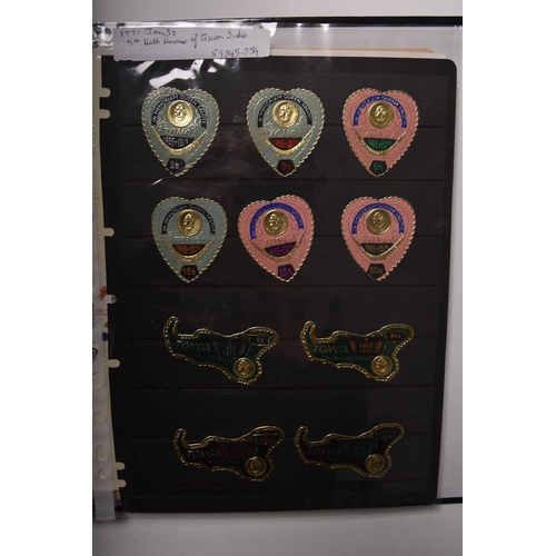 243 - Tonga, Christmas Island, Cook Island, Nauru, Niue and Norfolk Island collections of stamps viz: Tong... 