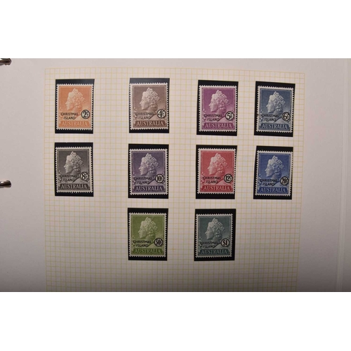 243 - Tonga, Christmas Island, Cook Island, Nauru, Niue and Norfolk Island collections of stamps viz: Tong... 