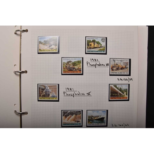 243 - Tonga, Christmas Island, Cook Island, Nauru, Niue and Norfolk Island collections of stamps viz: Tong... 