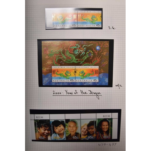 243 - Tonga, Christmas Island, Cook Island, Nauru, Niue and Norfolk Island collections of stamps viz: Tong... 