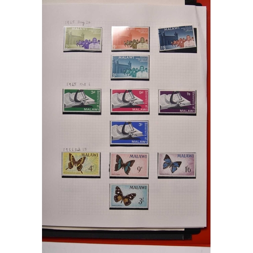 247 - Large collection of African countries in albums viz: Basutoland/Lesotho/Somaliland modern mint. Bots... 