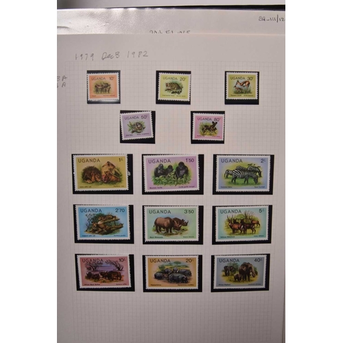 247 - Large collection of African countries in albums viz: Basutoland/Lesotho/Somaliland modern mint. Bots... 