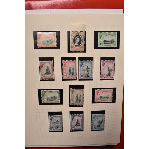 248 - Swaziland 1938-1970s mint, 1966 set used, very complete including 1961 new currency set with SG75b u... 