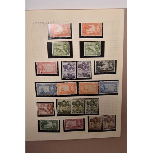 255 - West Indian countries stamps, mainly better KG VI and QE2 issues in card folders: Bahamas (1937-54 m... 