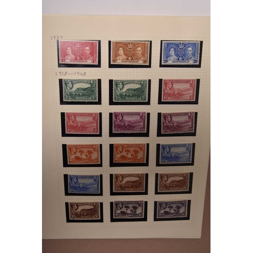 255 - West Indian countries stamps, mainly better KG VI and QE2 issues in card folders: Bahamas (1937-54 m... 
