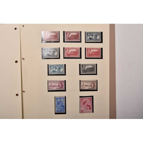255 - West Indian countries stamps, mainly better KG VI and QE2 issues in card folders: Bahamas (1937-54 m... 