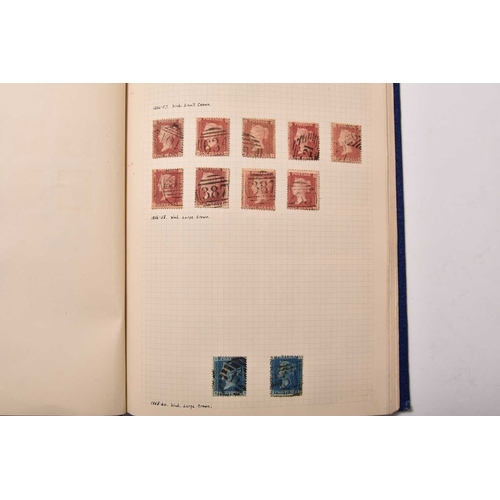 259 - Great Britain collection in a blue album; 1840 to 1963. Noted: 1d Black (IK, 2 margin); 2d Blue (2nd... 