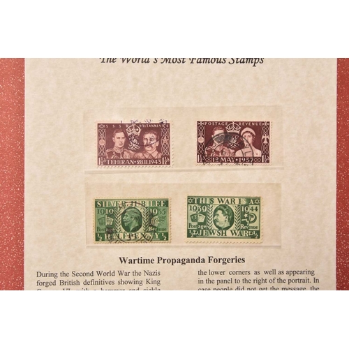 263 - Nazi Forgeries of Great Britain stamps; 2 well known issues, the 1935 Silver Jubilee issue with the ... 