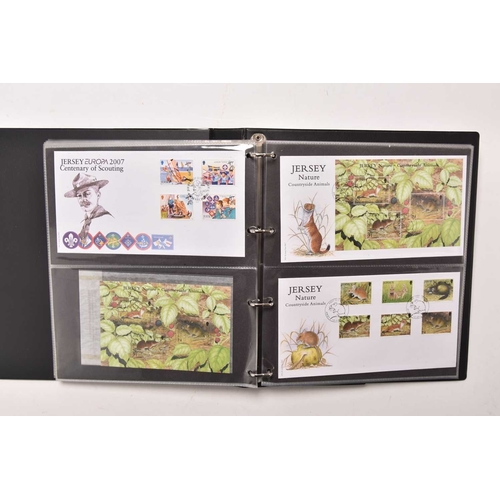 270 - A large collection of Jersey, Guernsey, Alderney, Isle of Man stamps, covers, cards, spanning 1941 t... 