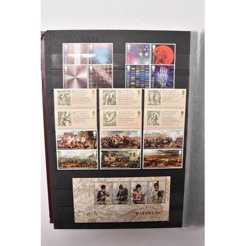 273 - Large GB collection 1840 to 2015 mint and used stamps, housed in 7 albums/stockbooks and 6 Year Book... 