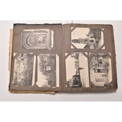 276 - A large collection of mainly QE/KE period Picture Postcards. housed in 9 albums and a box. 7 albums ... 