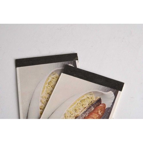 294 - Great Britain stamp booklet: 1969 Cooks booklets x2, one stapled and one stitched (SGZP1 and ZP1a).