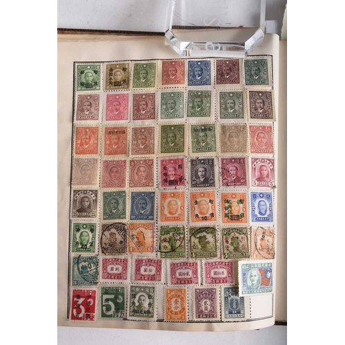 297 - Small general world stamp collection in two albums plus odds, starring early Nepal 1a, 2a, 4a (1881 ... 