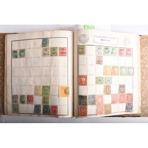 297 - Small general world stamp collection in two albums plus odds, starring early Nepal 1a, 2a, 4a (1881 ... 