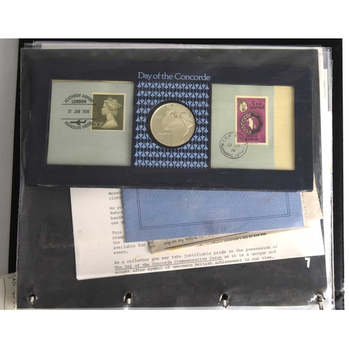 298 - Collection of stamps, covers etc housed in 7 albums and a packet comprising: Concorde collection of ... 