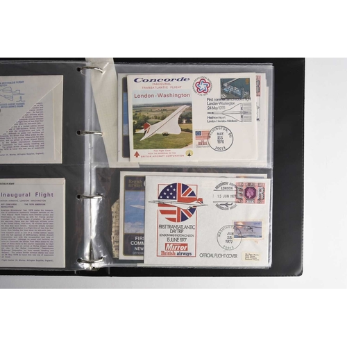298 - Collection of stamps, covers etc housed in 7 albums and a packet comprising: Concorde collection of ... 