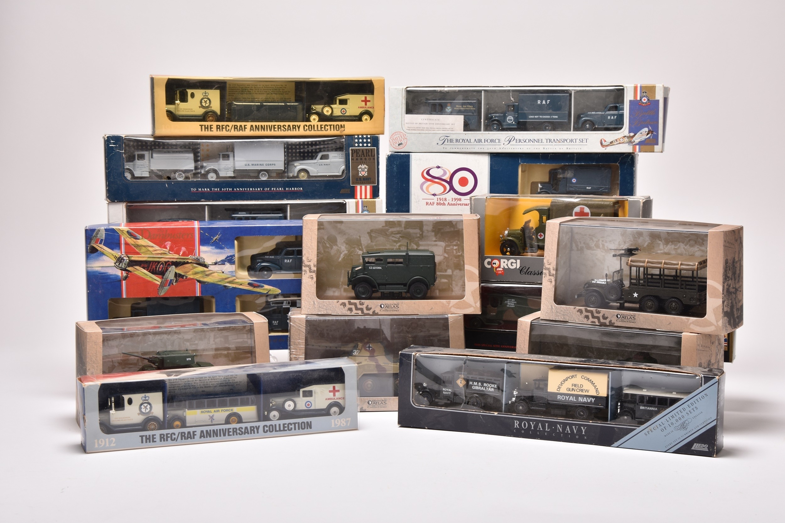 MILITARY MODELS - Approximately 26 Atlas Editions Collections military ...
