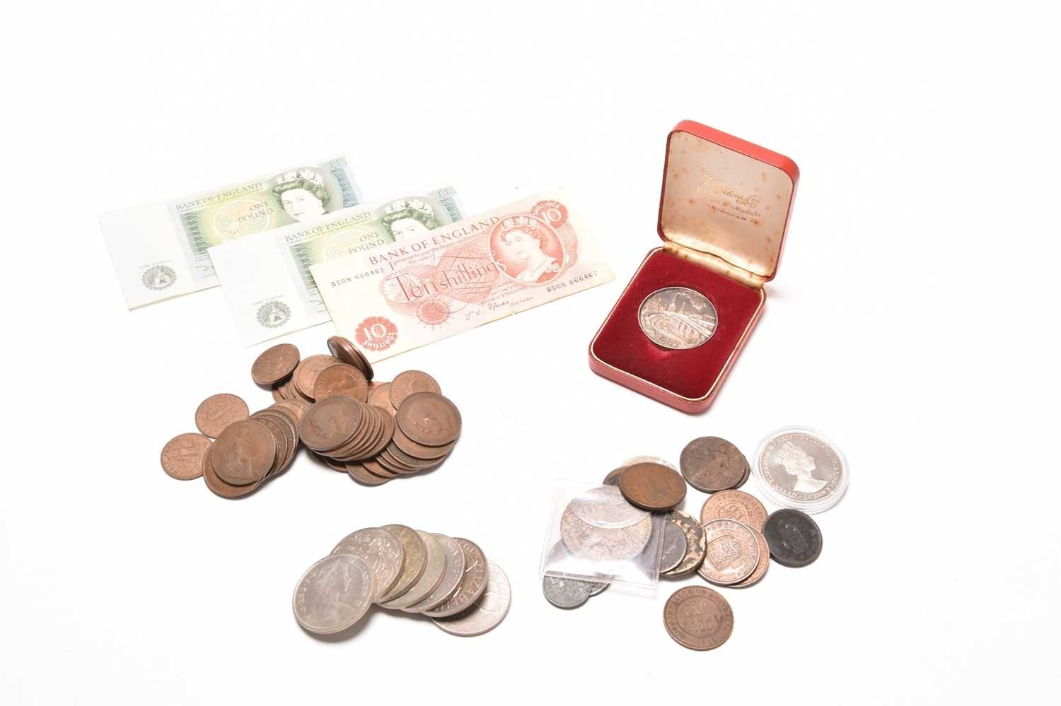 A large assorted collection of UK coins together with Roman and foreign ...