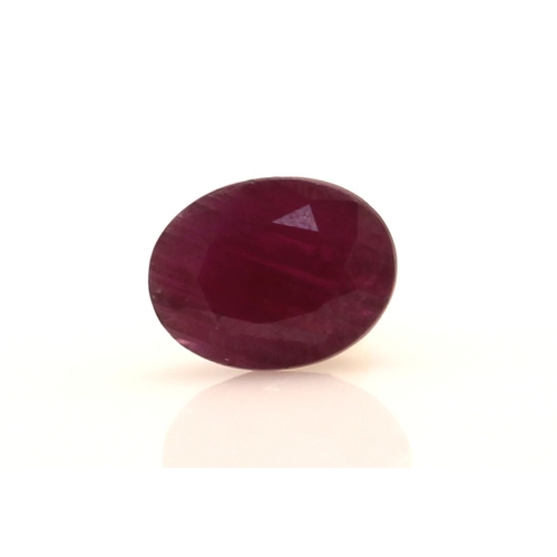 114 - Item Specifications: Carat: 2.70 Carats. Colour: Purplish Red. Clarity: SI.Condition: Boxed - Unworn... 