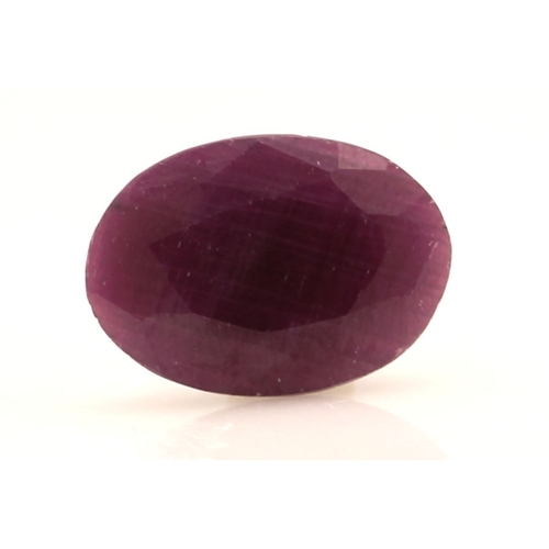 116 - Item Specifications: Carat: 5.87 Carats. Colour: Purplish Red. Clarity: SI.Condition: Boxed - Unworn... 