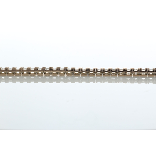 6 - Fifty round brilliant cut diamonds are set in this stunning 18ct rose gold diamond tennis bracelet. ... 