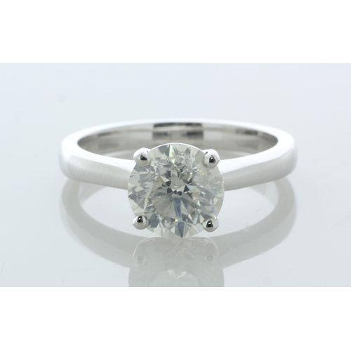 8 - A massive 1.98 carat diamond set in an 18ct white gold gallery setting. This diamond ring would make... 