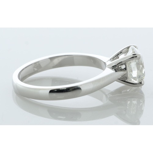 8 - A massive 1.98 carat diamond set in an 18ct white gold gallery setting. This diamond ring would make... 