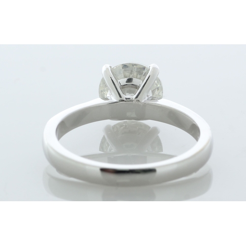 8 - A massive 1.98 carat diamond set in an 18ct white gold gallery setting. This diamond ring would make... 