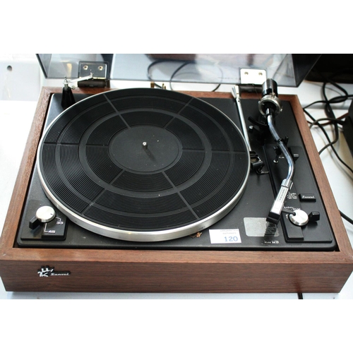 120 - A SANSUI SR-212 AUTO RETURN TURNTABLE W/O