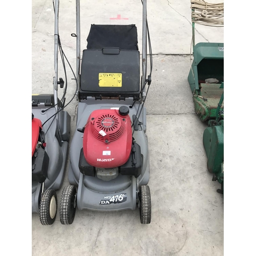 36 - A HONDA HRB476C PETROL ROTARY LAWNMOWER