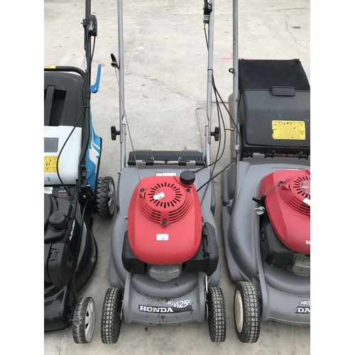 37 - A HONDA HRB425C PETROL ROTARY LAWNMOWER